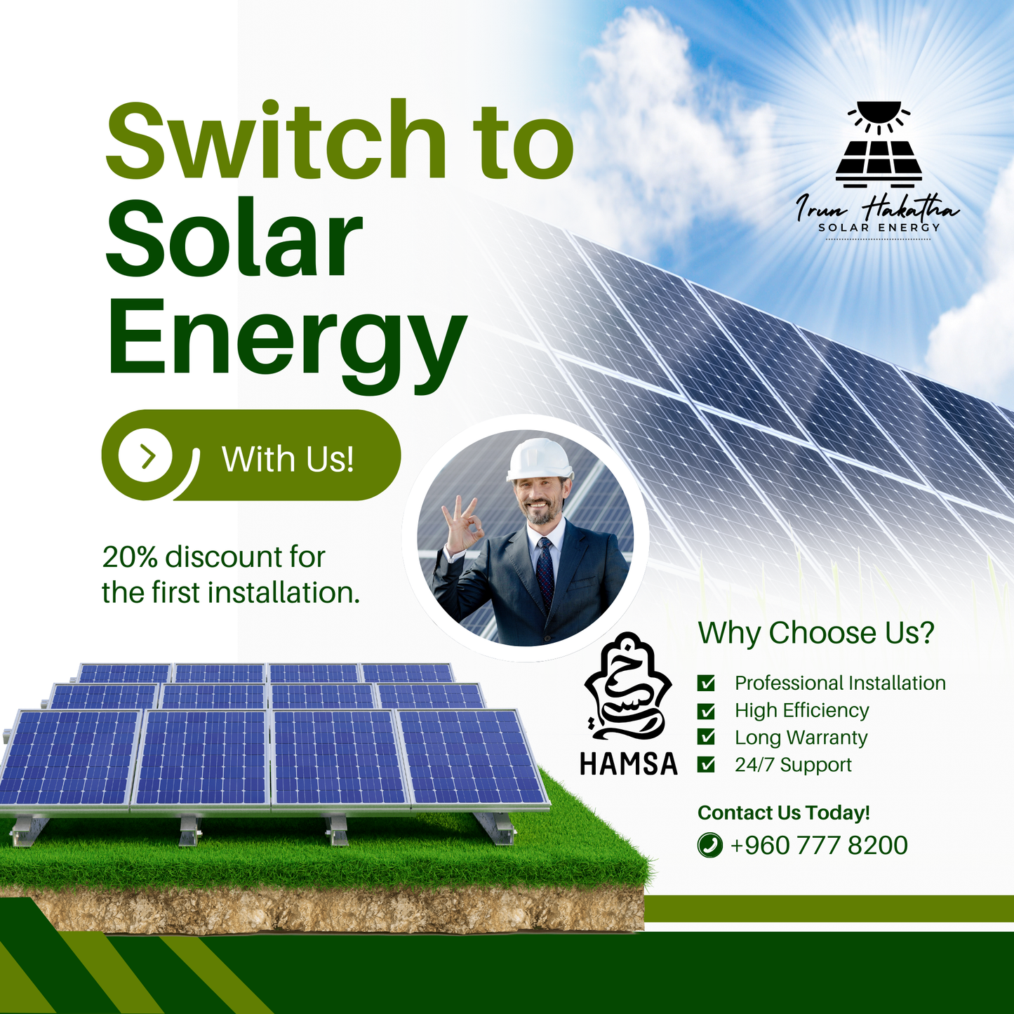 🌞 Power Your Paradise with Solar Energy 🌴